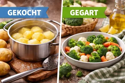 Gegart vs. gekocht?